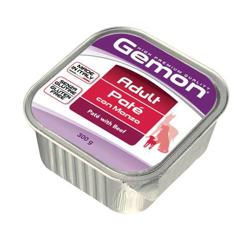 GEMON PATÉ ADULT WITH BEEF – ПАСТЕТ С ГОВЕЖДО 300гр.