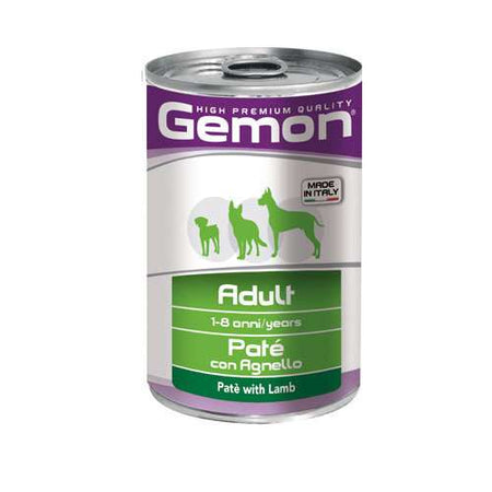 GEMON PATÉ ADULT WITH LAMB – KОНСЕРВА ПАСТЕТ С АГНЕШКО 400гр.
