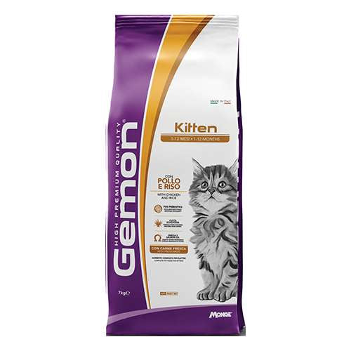 GEMON CAT KITTEN 7KG - С ПИЛЕ ПОДРАСТВАЩИ