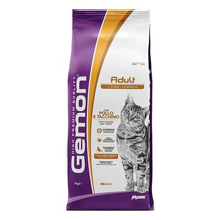 GEMON CAT adult Chicken & Turkey 7kg - пиле и пуйка