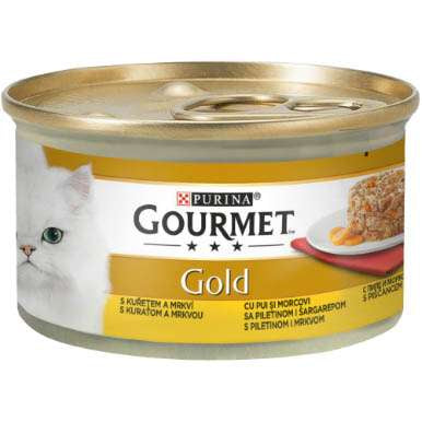GOURMET GOLD ПАЙ С ПИЛЕ И МОРКОВИ - 85гр.