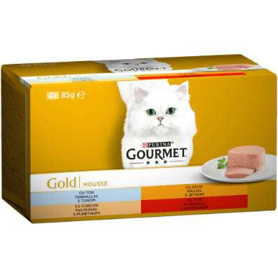 GOURMET GOLD ПАСТЕТ 4 АСОРТИМЕНТА - 4х85гр