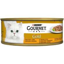 GOURMET GOLD ПАСТЕТ ДВОЙНО УДОВОЛСТВИЕ ЗАЕК И ДРОБ