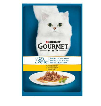 GOURMET PERLE МИНИ ФИЛЕНЦА В СОС С ПИЛЕ 85гр.