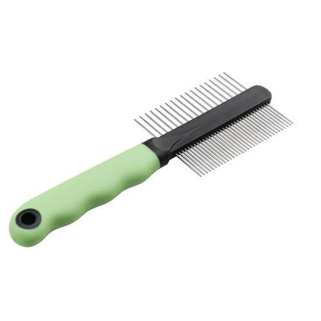 FERPLAST GRO 5792 - ЗЕЛЕН МЕТ ГРЕБЕН С РЕДКИ И ЕДРИ ЗЪБЦИ