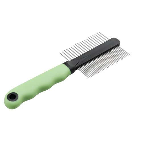 FERPLAST GRO 5792 - ЗЕЛЕН МЕТ ГРЕБЕН С РЕДКИ И ЕДРИ ЗЪБЦИ