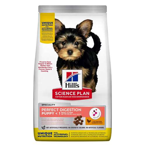 HILL’S SCIENCE PLAN Dog PUPPY SMALL & MINI PERFECT DIGESTION - 6 кг.