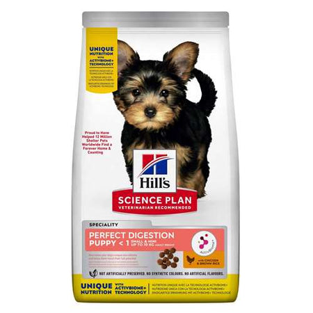HILL’S SCIENCE PLAN Dog PUPPY SMALL & MINI PERFECT DIGESTION - 6 кг.