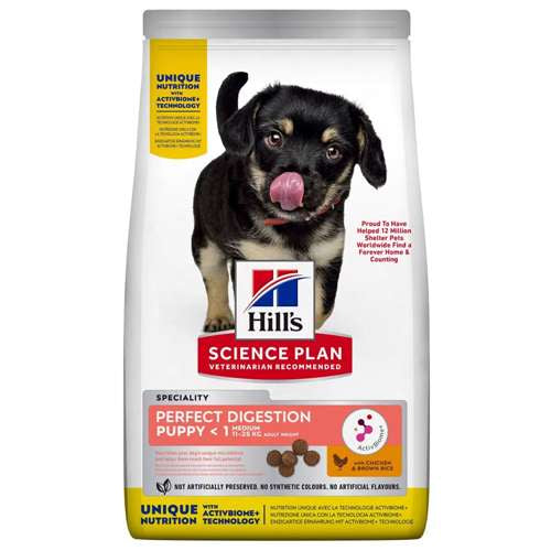 HILL’S SCIENCE PLAN Dog PUPPY MEDIUM PERFECT DIGESTION - 12 кг.