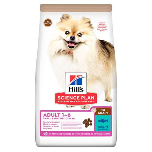 HILL’S SCIENCE PLAN Dog Adult NO GRAIN SMALL & MINI TUNA - 1.5 кг