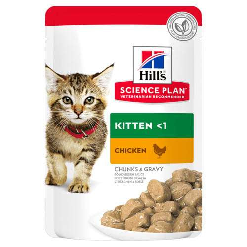 HILL’S SCIENCE PLAN KITTEN - ПАУЧ С ПИЛЕШКО 85гр