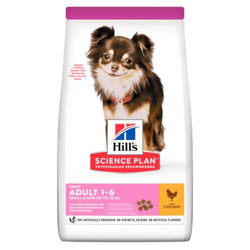 HILL’S SCIENCE PLAN LIGHT SMALL & MINI С ПИЛЕШКО