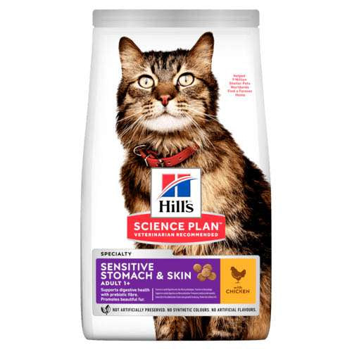 HILL’S SCIENCE PLAN SENSITIVE STOMACH & SKIN ADULT С ПИЛЕШКО