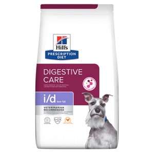 HILLS PD CANINE ID LOW FAT С ПИЛЕШКО - суха храна за кучета при панкреатит, протеин губеща ентеропатия, състояния изискващи ниски нива на мазнини