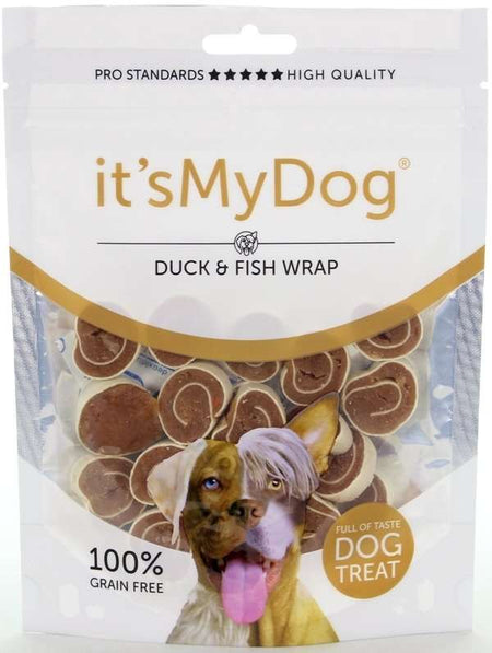 IT'S MY DOG DUCK&FISH WRAP GRAIN FREE - КРЪГЧЕТА ПАТИЦА И РИБА, БЕЗ ЗЪРНО, 85гр.,