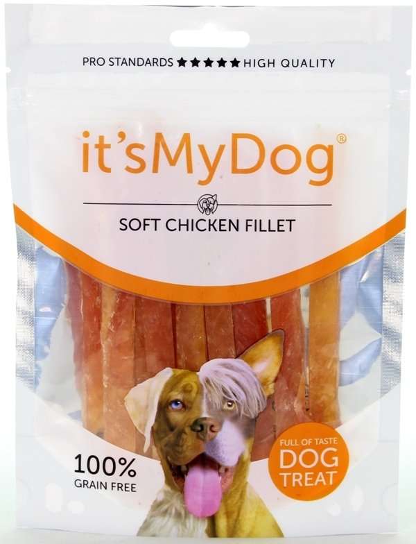 IT'S MY DOG SOFT CHICKEN FILLET GRAIN FREE - МЕКО ПИЛЕШКО ФИЛЕ, БЕЗ ЗЪРНО, 85гр.,