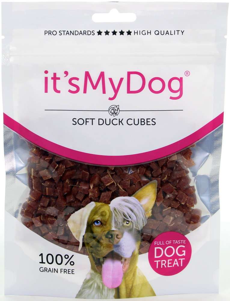 IT'S MY DOG SOFT DUCK CUBES GRAIN FREE - МЕКИ КУБЧЕТА ПАТЕШКО, БЕЗ ЗЪРНО