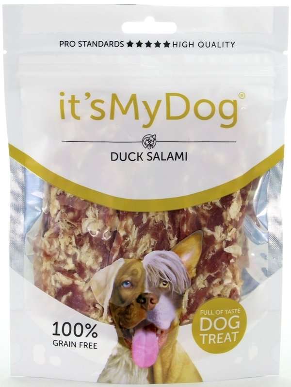 IT'S MY DOG DUCK SALAMI GRAIN FREE - ПАТЕШКО ФИЛЕ САЛАМ, БЕЗ ЗЪРНО, 85гр.,