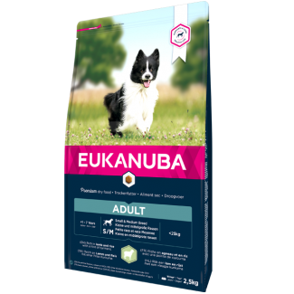 EUKANUBA DOG ADULT SMALL AND MEDIUM LAMB 18кг.