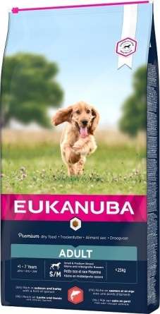 EUKANUBA DOG ADULT SMALL AND MEDIUM SALMON 12 кг.
