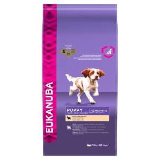 EUKANUBA DOG PUPPY SMMED Lamb and Rice 18 кг.