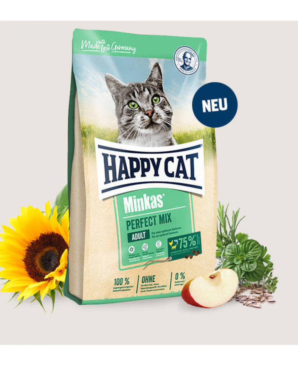 Суха храна за котки Happy Cat Minkas Perfect Mix-10кг