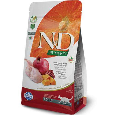 N&D CAT QUAIL, PUMPKIN, POMEGRANATE - С ПЪДПЪДЪК, ТИКВА И НАР
