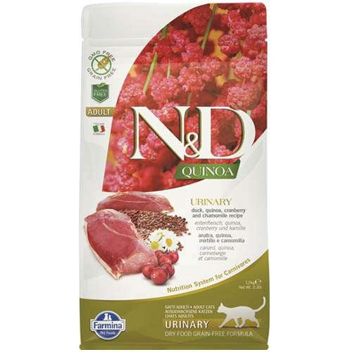 N&D CAT URINARY TRACT QUINOA, DUCK - С ПАТЕШКО И КИНОА