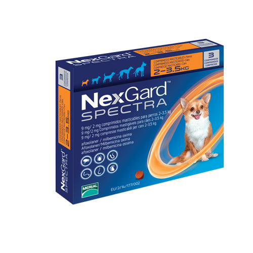 NexGard Spectra от 1.35 до 3.5 кг
