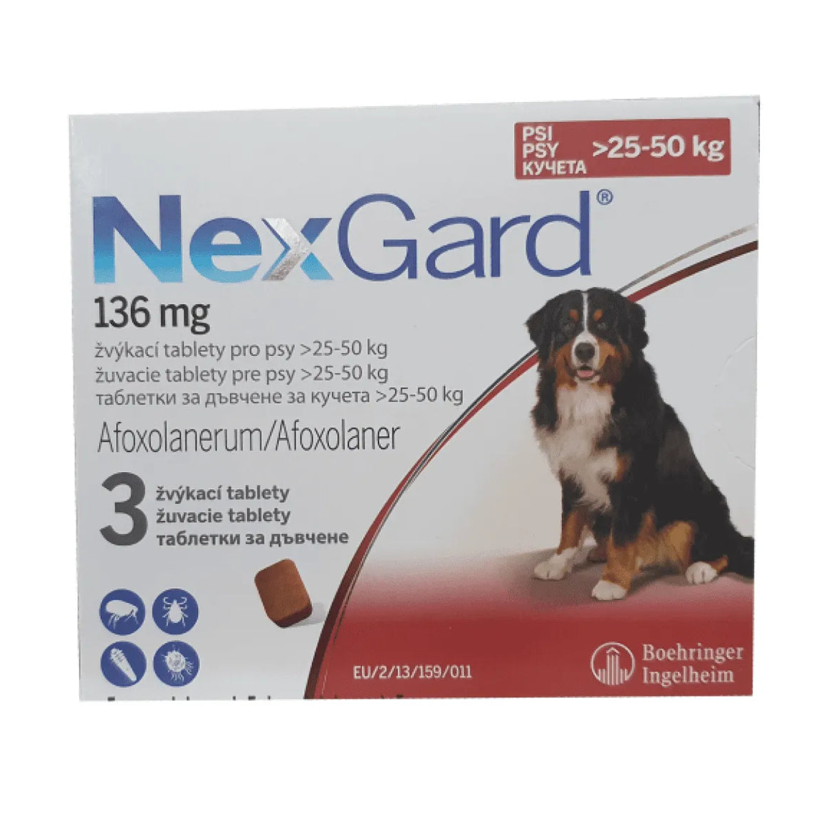 NexGard за кучета от 25 до 50 кг