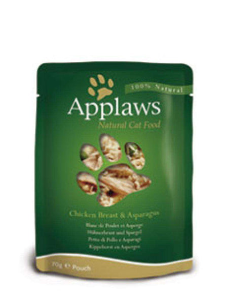 Applaws Chicken with Asparagus in Broth - Пиле с аспержи в бульон 70гр
