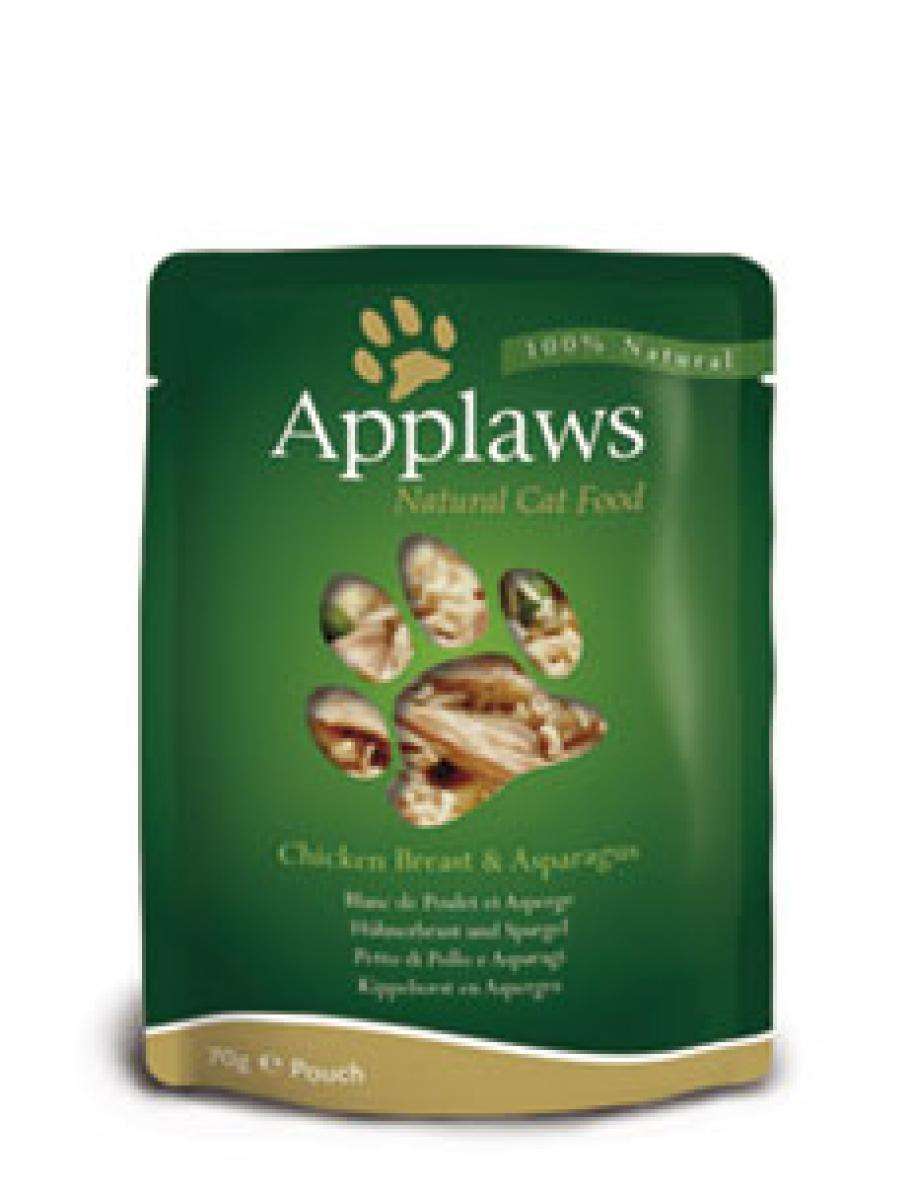 Applaws Chicken with Asparagus in Broth - Пиле с аспержи в бульон 70гр