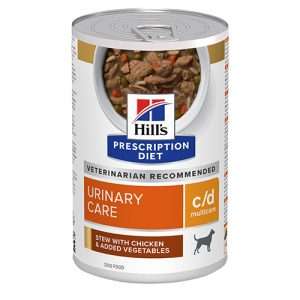 HILLS PD STEW CANINE C/D КОНСЕРВА 354гр - за разтваряне на уролити и при уринарни проблеми