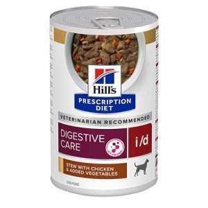 HILLS PD CANINE I/D LOW FAT КОНСЕРВА 360гр. - при панкреатит, протеин губеща ентеропатия, състояния изискващи ниски нива на мазнини