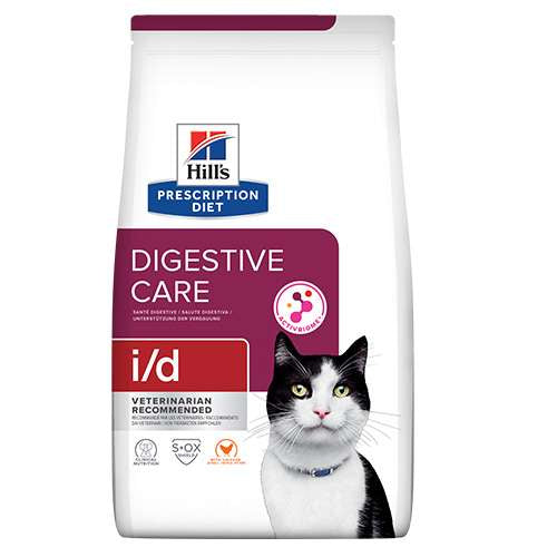 HILLS PD FELINE I/D - при остри чревни разстройства повръщане, екзокринна панкреатична недостатъчност