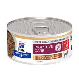 HILLS PD STEW CANINE I/D STRESS MINI КОНСЕРВА 156гр - при стресов колит и храносмилателни разстройства при кучета до 14 кг