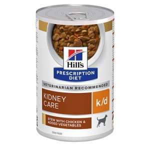 HILLS PD STEW CANINE K/D КОНСЕРВА 354гр - при бъбречна недостатъчност