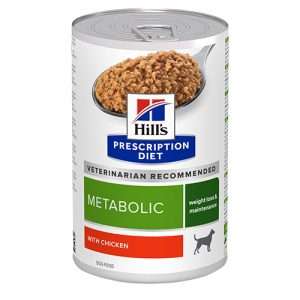 HILLS PD CANINE METABOLIC КОНСЕРВА 370гр. - ново поколение диета за кучета с наднормено тегло