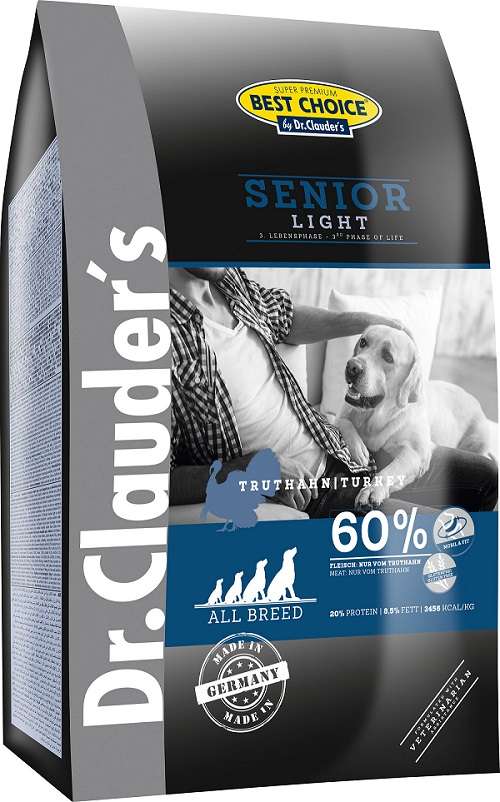 DR.CLAUDERS Best Choice Super Premium Light AB – Супер премиум суха храна за кучета с наднормено тело от всякакви породи 12.5 кг