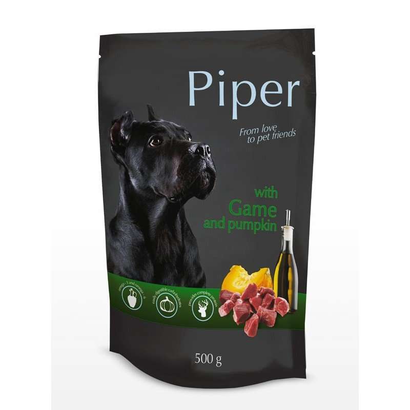 PIPER ПАУЧ ЗА КУЧЕТА С ДИВЕЧ И ТИКВА 500гр