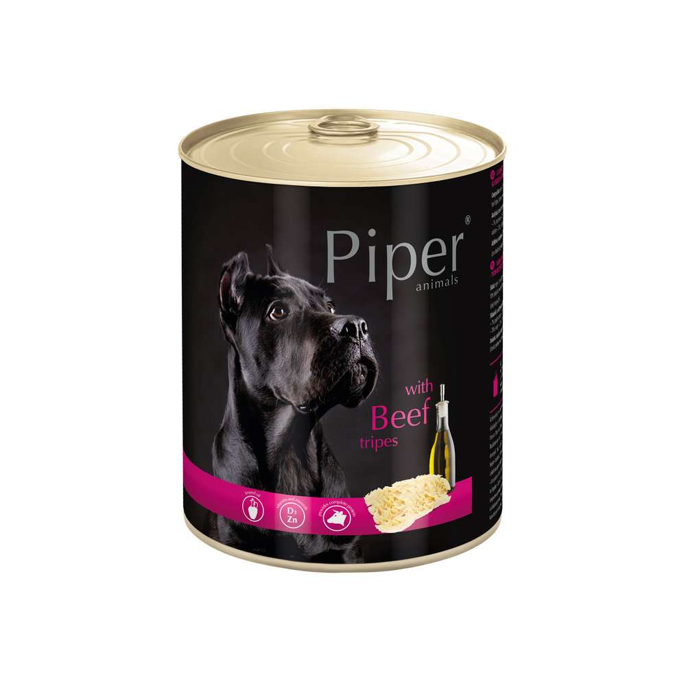 PIPER PREMIUM ADULT - КОНСЕРВА ЗА КУЧЕТА С ТЕЛЕШКО ШКЕМБЕ 800гр