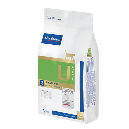 Virbac HPM Diet Cat Urology WIB U3 1.5кг