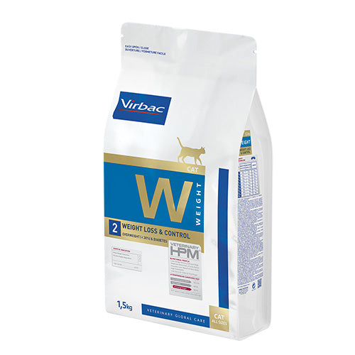 Virbac HPM Diet Cat Weight Loss & Control W2 1.5кг
