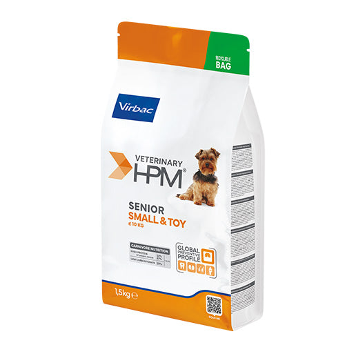 VIRBAC VETERINARY HPM SENIOR DOG SMALL & TOY за дребни породи над 10 г