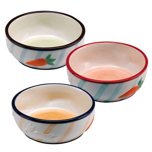 FERPLAST RABBIT BOWL - КЕРАМИЧНА КУПА ЗА ЗАЕК, КОТЕ И ДР. 0,36Л
