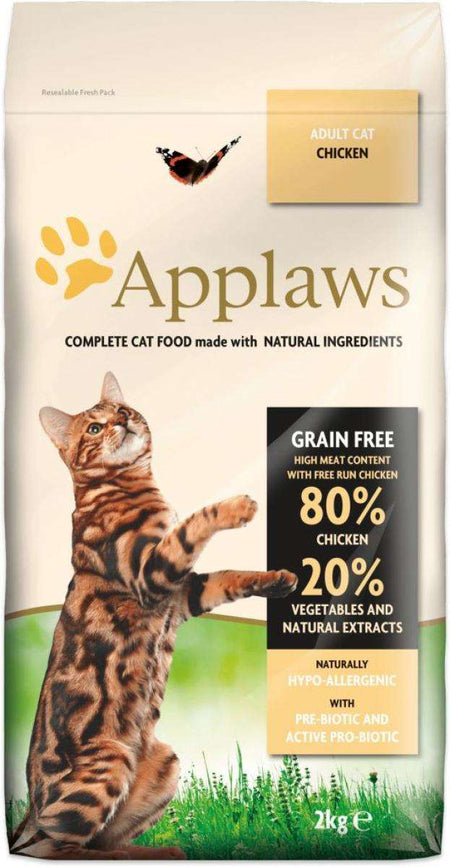 Applaws Adult Cat Chicken - суха храна за котка с 80% Пиле 2кг.