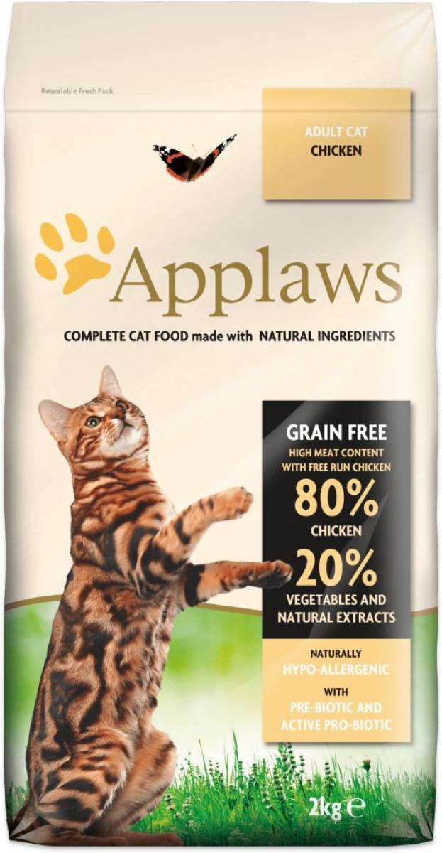 Applaws Adult Cat Chicken - суха храна за котка с 80% Пиле 2кг.