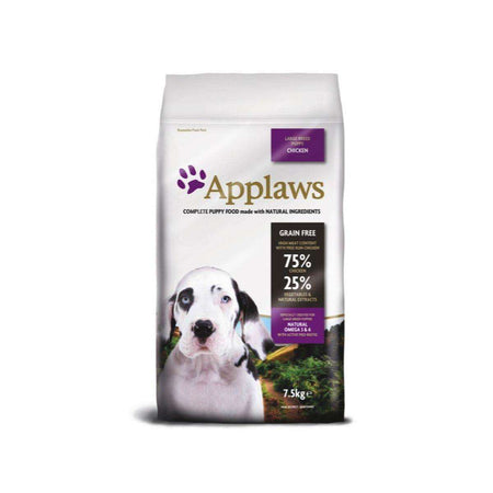 Applaws Puppy Large Chicken - суха храна за кученца до 18месеца от едрите породи, с 75% пиле, 7.5кг