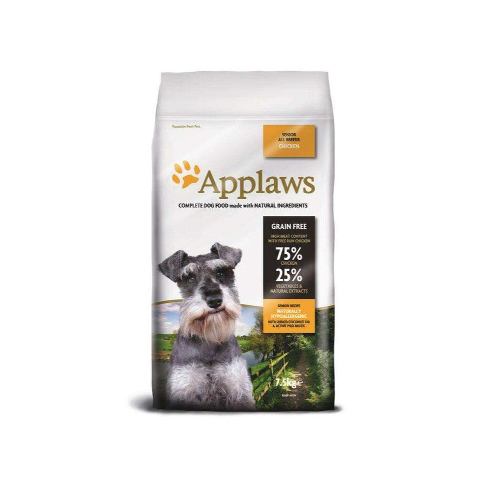 Applaws Senior All Breeds - суха храна за възрастни кучета от всички породи, 75% пиле, 2кг.