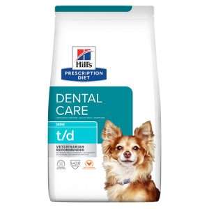 HILLS PD CANINE T/D DENTAL CARE MINI 3кг - суха храна за кучета за зъбна хигиена